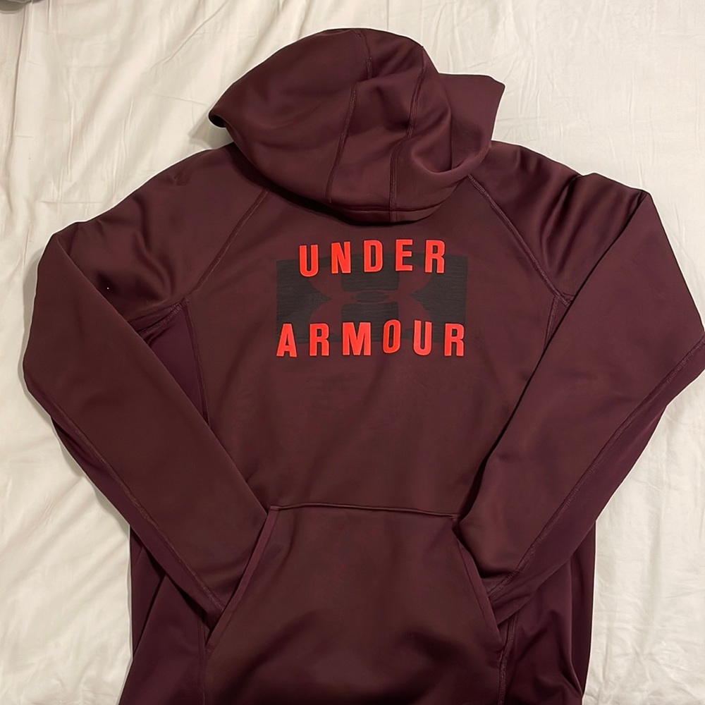 Small Purple Under Armour COLDGEAR Hoodie